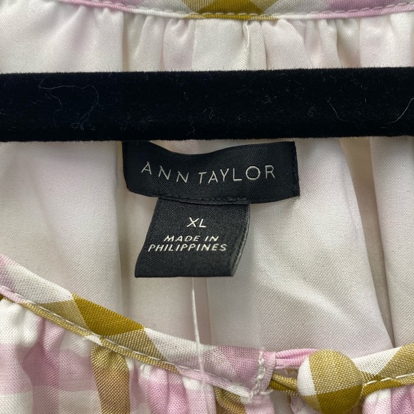 Ann Taylor Plaid Multi-Color Halter Flare Dress NWT - Picture 12 of 14